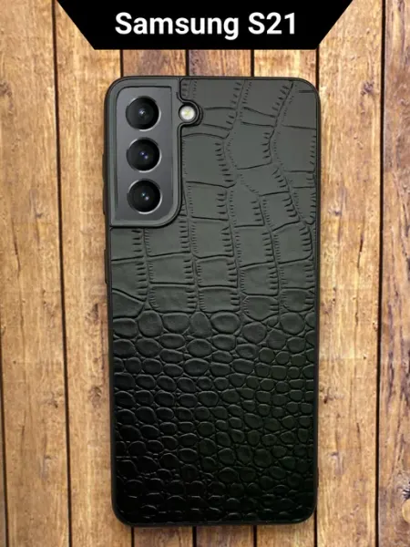 Samsung Чехол на S21 кожаный