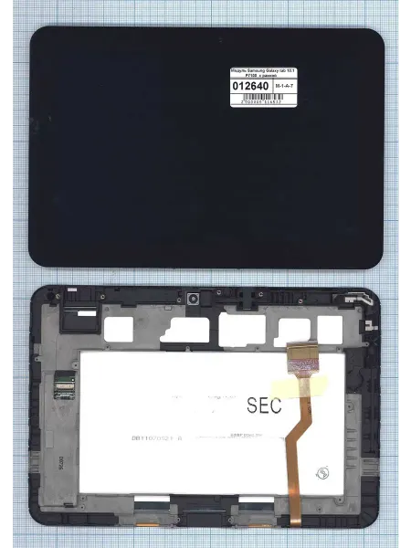Sino Power Модуль для Samsung Galaxy tab 10.1 P7100 с рамкой черный, Д