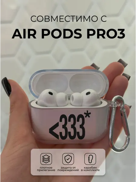 Чехол на наушники AirPods PRO3 число