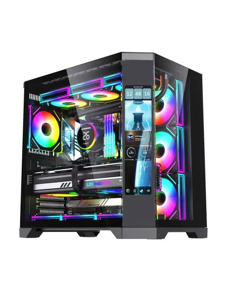 WJCOOLMAN Корпус аквариум игрового ПК с монитором