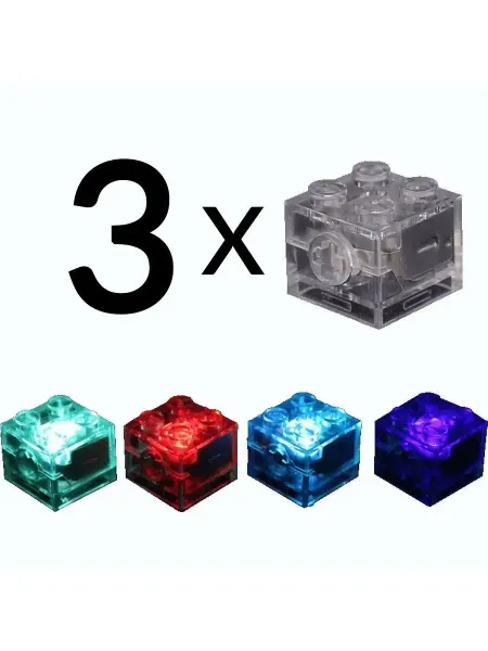 Kepix Кубики светодиодные 3 шт. lego led