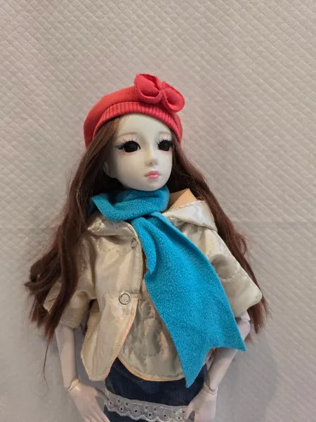 Lolo Kids Куртка берет и шарф для кукол 55-60 см