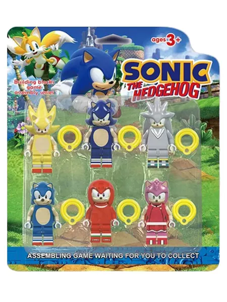 LEGO Конструктор минифигурки Соник 6 шт. Sonic
