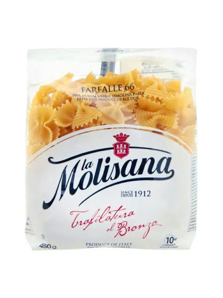 LA MOLISANA Макаронные изделия Ла Molisana Farfalle rigate 66 450г