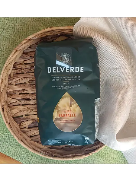 Макароны Delverde Farfalle из твёрдых сортов пшеницы 500г