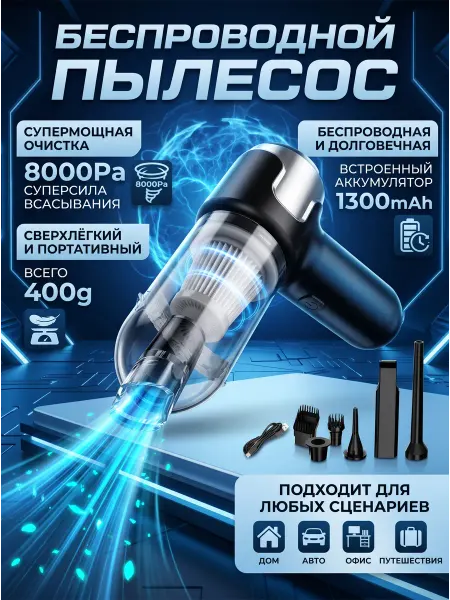 Эффективный пылесос для авто