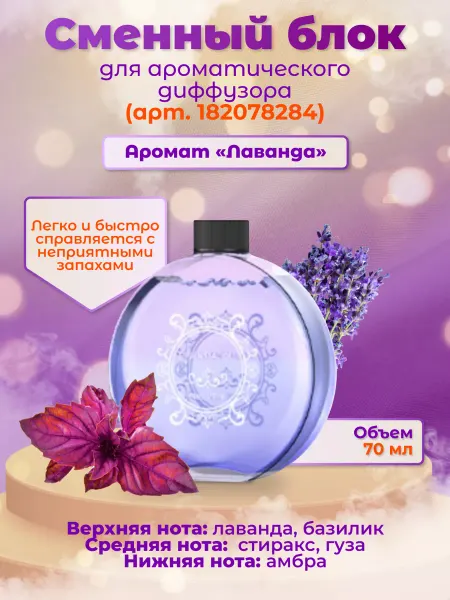 HomeLog Эфирное масло Лаванда для автоматического освежителя