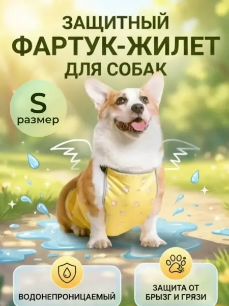 Штучки штуковины Попона для собак грязезащитная
