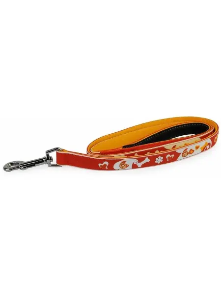 PET INN & COMFY Поводок для собак ANDI, оранжевый, 2х120см