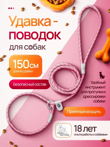 Golden Heart Winner Удавка для собак с фиксатором