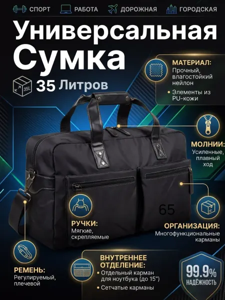 Эвридика + Сумка дорожная спортивная ручная кладь