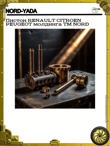 Nord-Yada Пистон RENAULT CITROEN PEUGEOT молдинга TM NORD