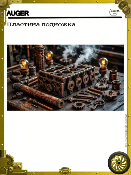 Auger Пластина подножка