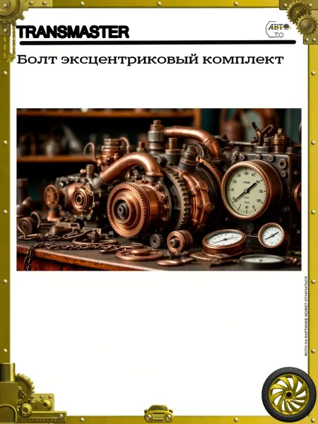 TRANSMASTER Болт эксцентриковый комплект
