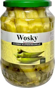 Бамия (окра) маринованная Wosky, 565 г