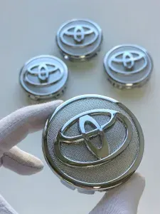 Колпачки на литые диски Toyota 57 мм, заглушки на ступицу Тойота 4 шт.