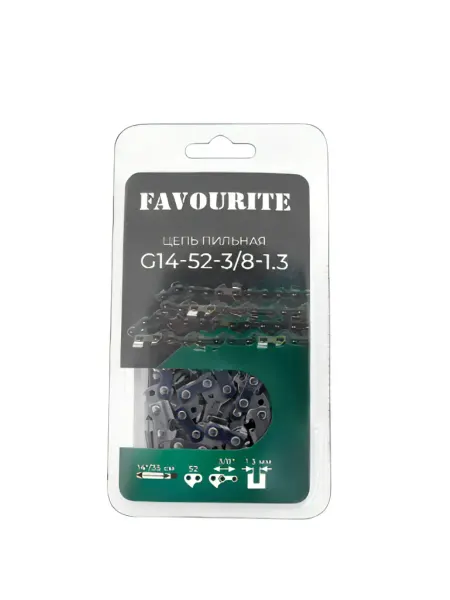 FAVOURITE Цепь для бензопилы 52 звеньев 14" (35 см)