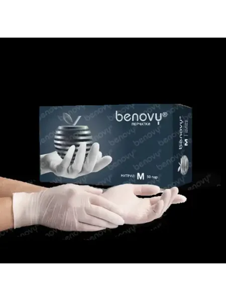 Benovy Перчатки одноразовые M