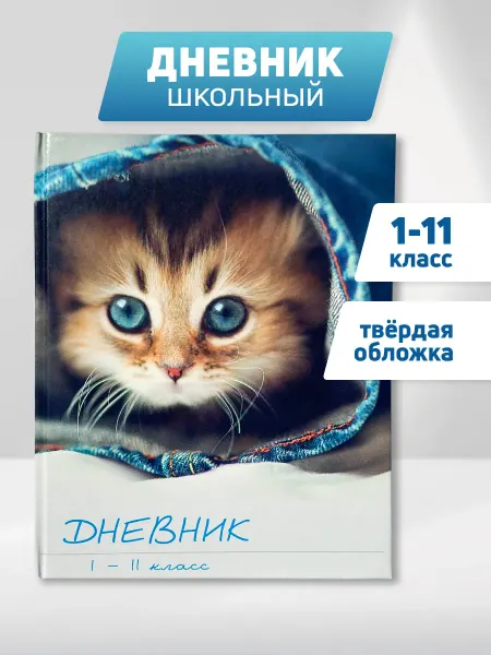 Линейка! Дневник школьный для девочек 1-4 5-11 класс твердая обложка