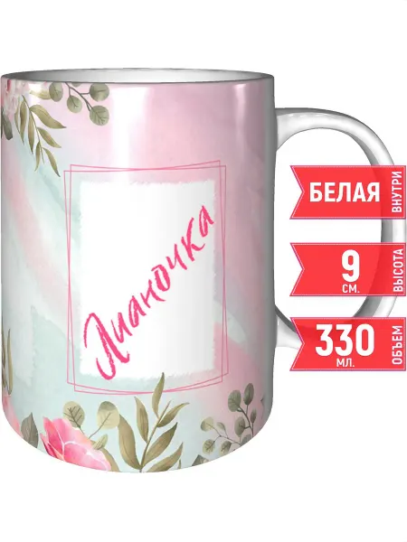 Grand cadeaux Кружка с именем Лианочка - стандартная