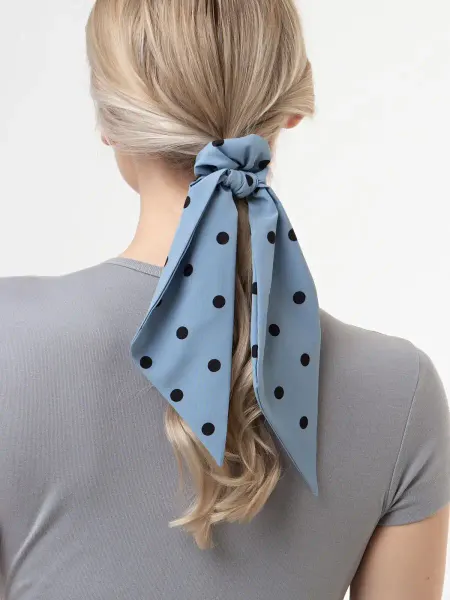 MariKo_accessories Резинка для волос объемная шелковая
