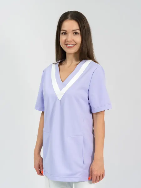 White wears Рубашка медицинская блузон Елена