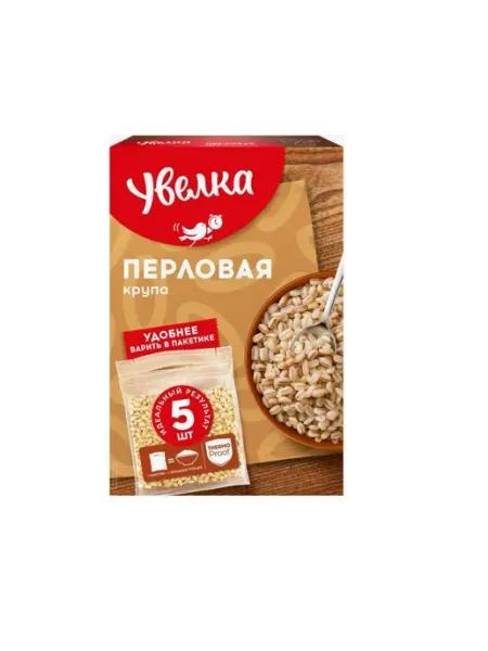 Увелка Крупа перловая в пакетах для варки 5х80 г