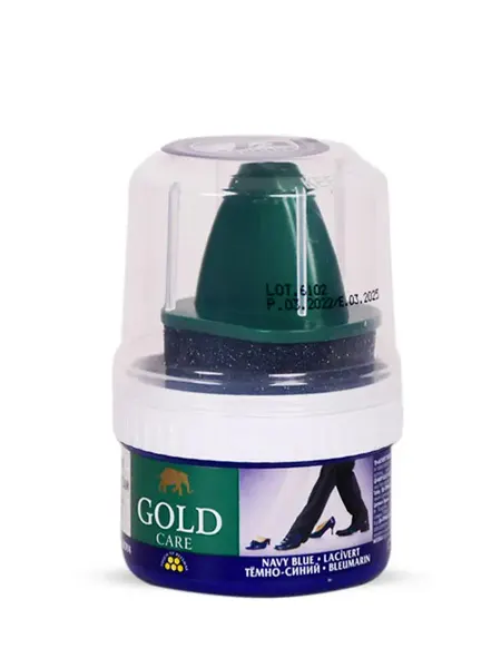 GoldCare Крем краска для обуви 50мл Синий