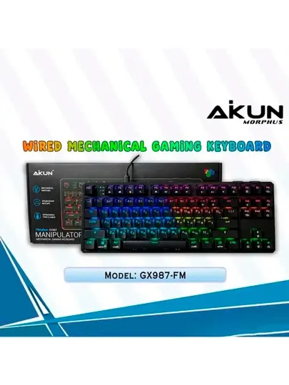 Механическая игровая клавиатура AIKUN GX 5800, GX 987, с RGB подсветкой