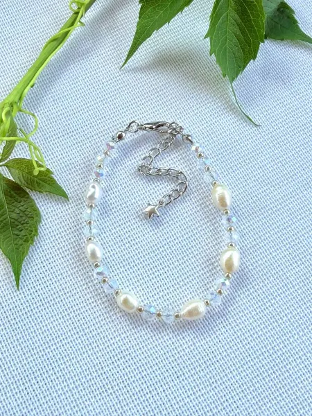 Pura Jewelry Браслет на руку с жемчугом