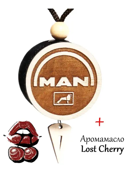 Аромасентир Парфюм в машину диск 3D MAN, аромат 39 Lost Cherry