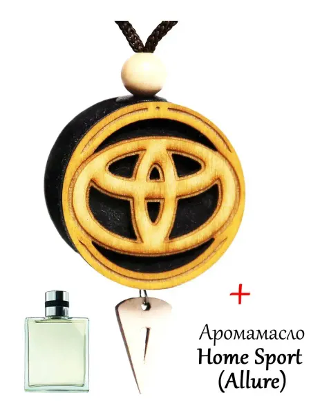 Аромасентир Подвеска c ароматом Toyota, аромат Home Sport (Allure)