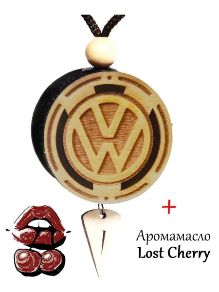 Аромасентир Подвеска c ароматом Volkswagen, аромат Lost Cherry