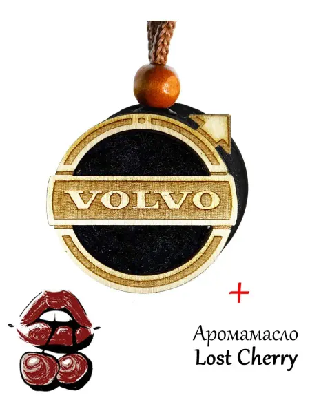 Аромасентир Деревянная подвеска в Volvo, аромат Lost Cherry