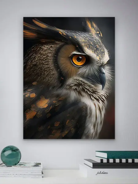 Мастерская кARTин Картина 30х40 см Филин Птица