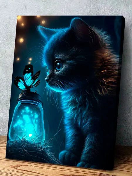 Мастерская кARTин Картина 40х60 Котенок