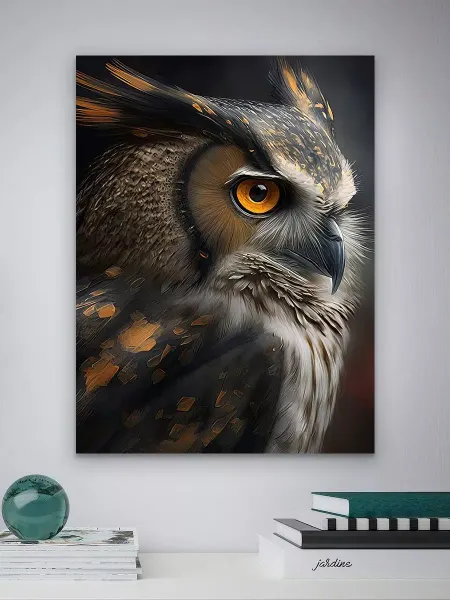 Мастерская кARTин Картина 40х60 см Филин Птица