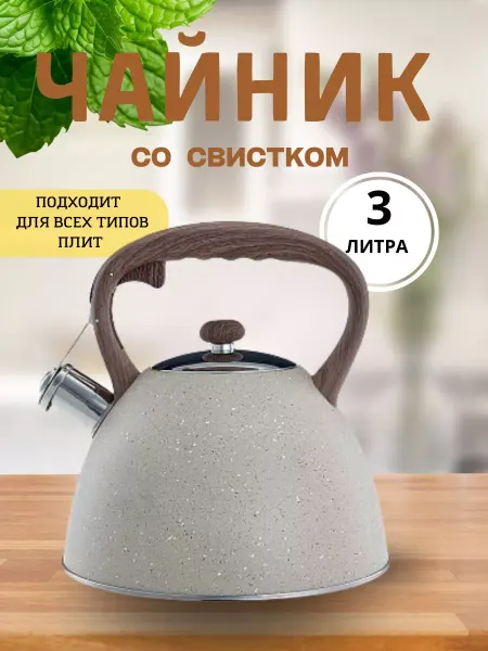 BenliDom Чайник со свистком 3 л