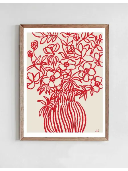 Onllyart Постер Исследования мака l 40x50