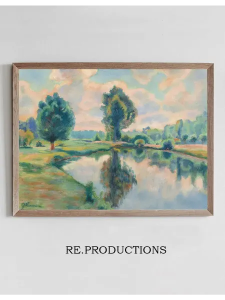 Re.productions Постер Bord de rivière - Armand Guillaumin