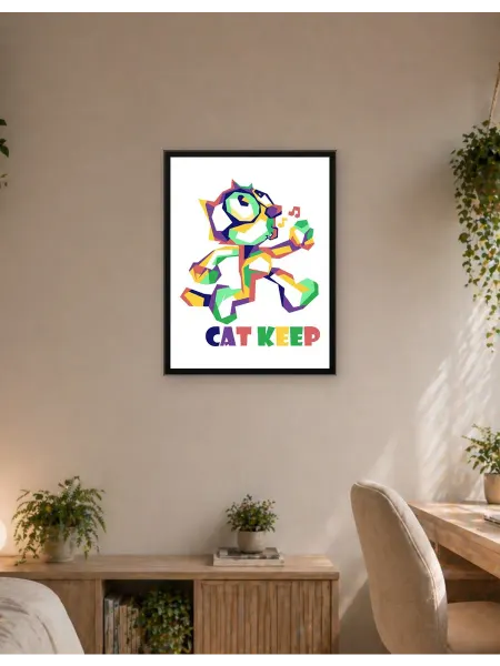Postersbase Арт-постер Кошачья крепость 30x40