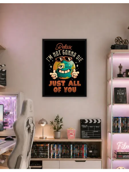 Postersbase Интерьерный постер Расслабься, я не умру 30x40