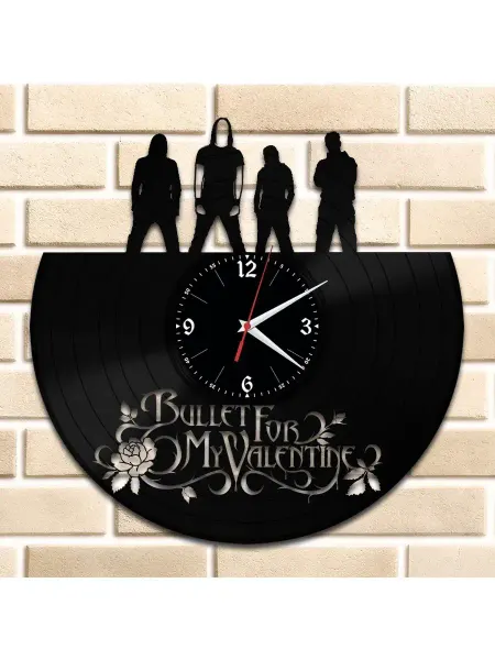 VinylLab Bullet for My Valentine - часы винил