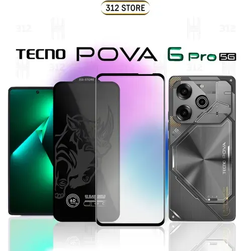 Защитное стекло для Tecno Pova 6 Pro 5G, Текно Пова 6 Про 5G 5ж стекло на Техно Пова 6 про 5G 5ж