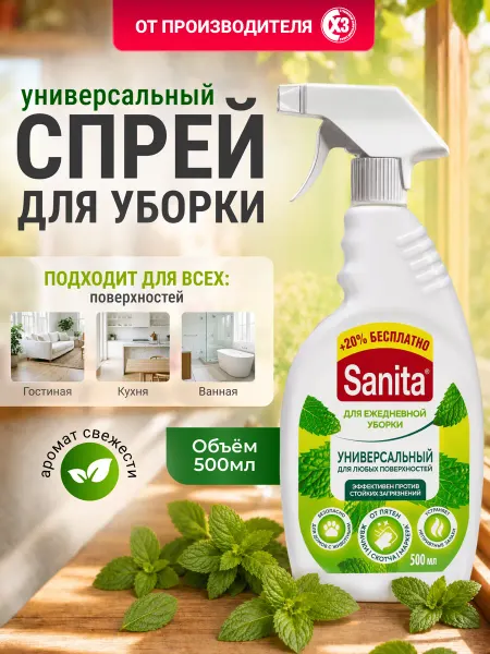 Sanita Спрей от пятен 500 мл универсальный