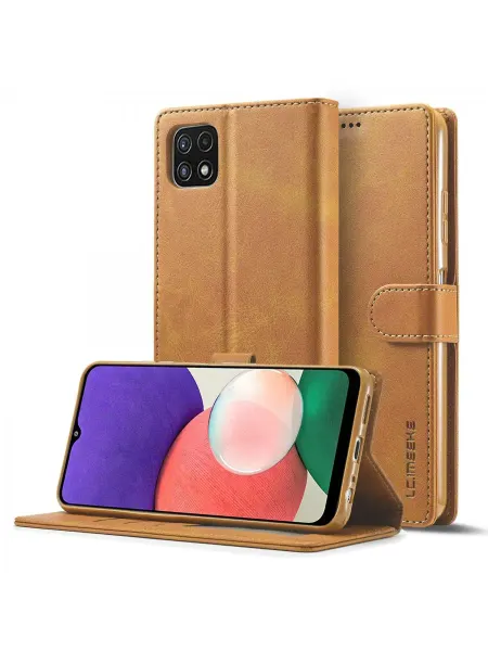 MyPads Кожаный чехол-книжка LCIMEEKE для Samsung Galaxy A22 5G