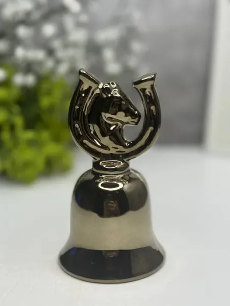 LILYTOYS Колокольчик лошадь символ года 2026 фарфор