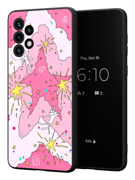 FACTORIA Чехол на Samsung A33 5G с принтом звезды Y2K