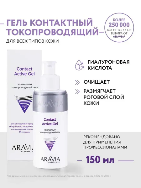 ARAVIA Professional Гель для микротоков для лица токопроводящий контактный