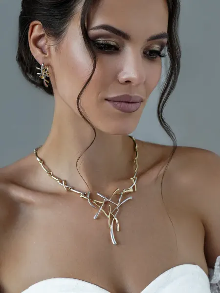 LUMINA JEWELS Комплект украшений колье и серьги